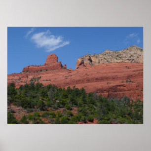 Póster Fotos de Steamboat Rock en Sedona Arizona