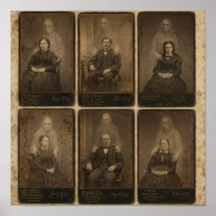 Póster Fotos del Espíritu Victoriano: Retratos Embrujados