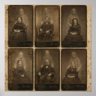 Póster Fotos del Espíritu Victoriano: Retratos Embrujados