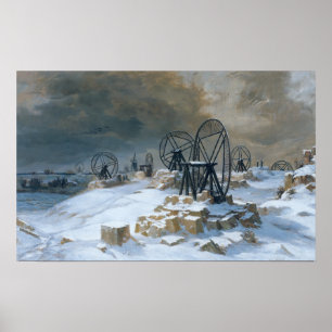 Póster Fotos en gentilly in the Snow, 1879