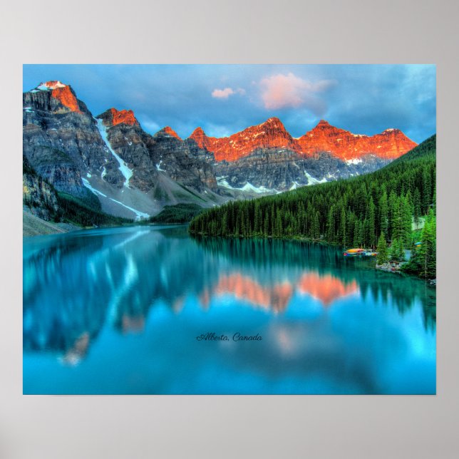 Póster Fotos pintorescas de Alberta Canadá (Frente)