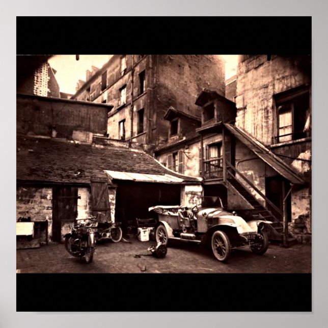 Póster Fotos poster-vintage-Eugène Atget 10 (Frente)