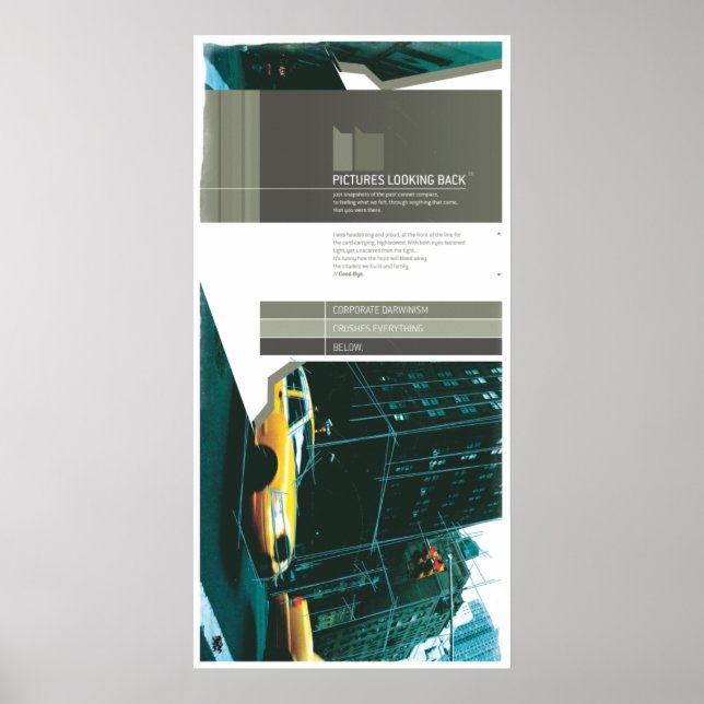 Póster FOTOS QUE MIRAN ATRÁS (Leinwand) (Frente)