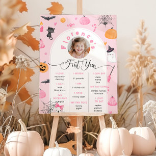 Póster Fotos rosas de cumpleaños de Halloween Fotos espel