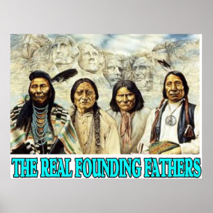 Póster founding fathers