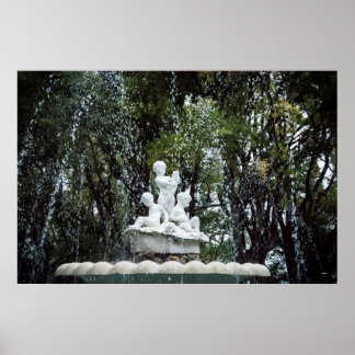 Póster Fountaine in Varna, Bulgaria