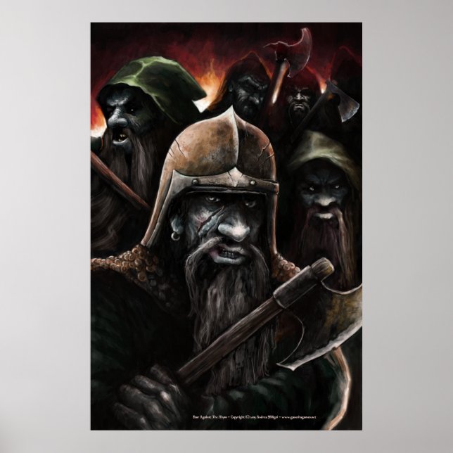 Póster Four Against The Abyss Poster (Frente)