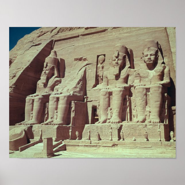 Póster Four colossal figures of the king (Frente)