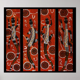 Póster Four Goanna Dreaming