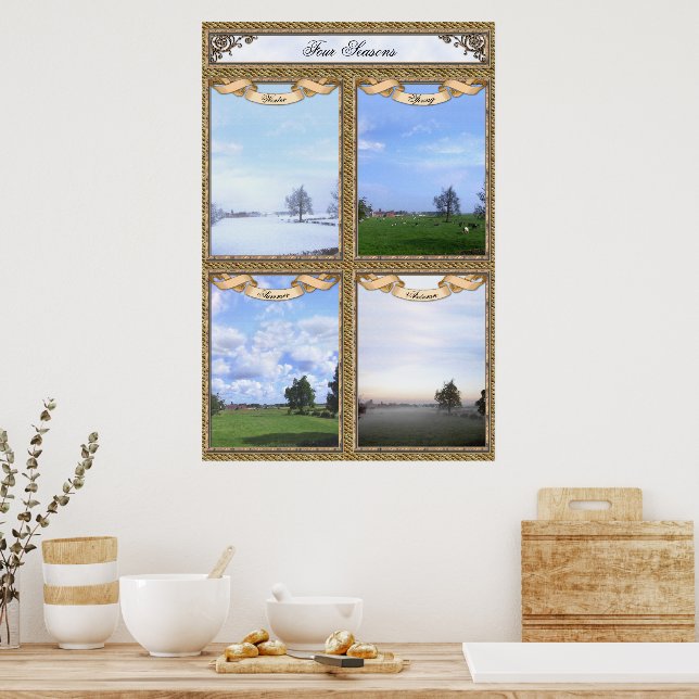 Póster Four Seasons (Cocina)