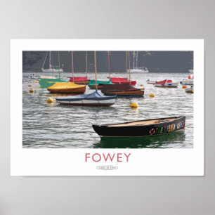 Póster Fowey Railway Poster