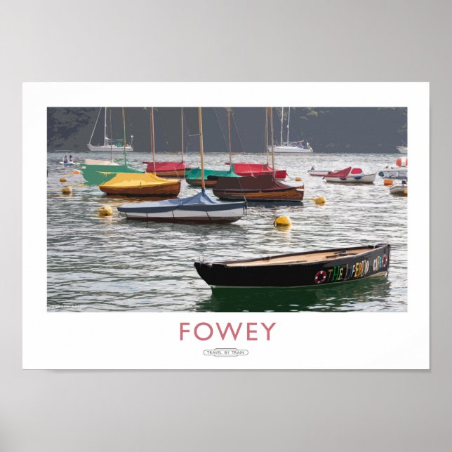 Póster Fowey Railway Poster (Frente)