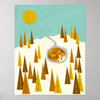 Póster Fox ártica