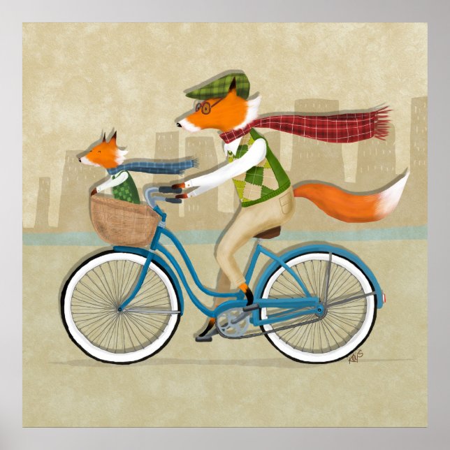 Póster Fox Bike Ride (Frente)