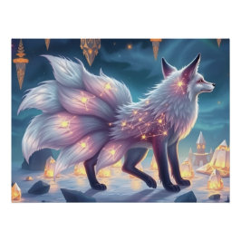 Póster Fox Celestial de Nueve Caras