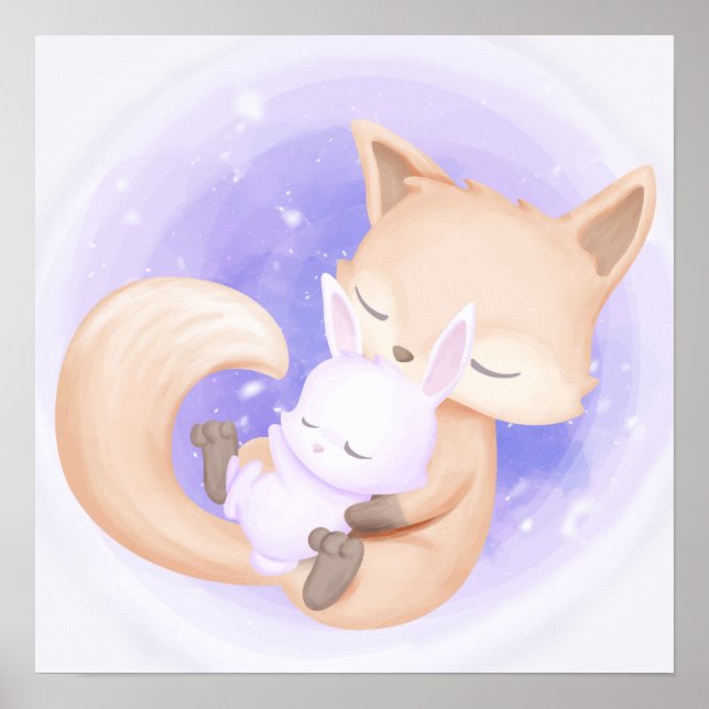 Póster Fox Con Un Bungalow (Frente)