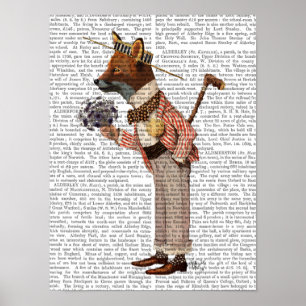 Póster Fox en Boater