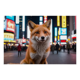 Póster Fox en Times Square