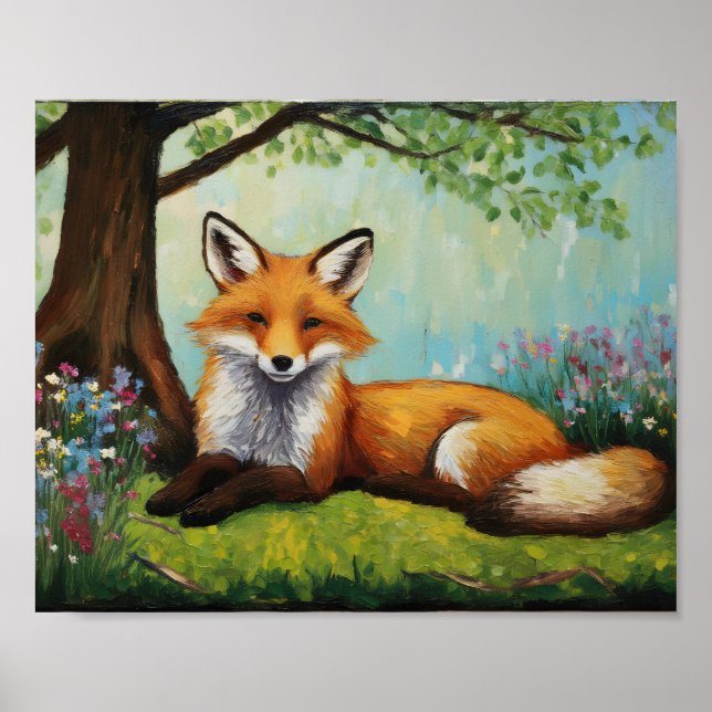 Póster Fox en Woods 1 (Frente)