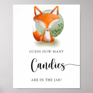 Póster Fox - guess how many candies