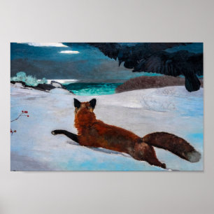 Póster Fox Hunt de Winslow Homer