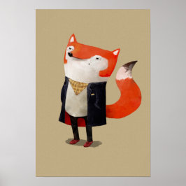 Póster Fox inteligente