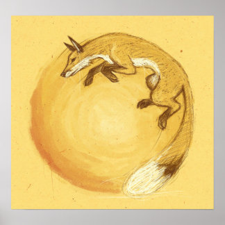 Póster Fox Jump