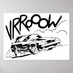 Póster Fox Mustang poster