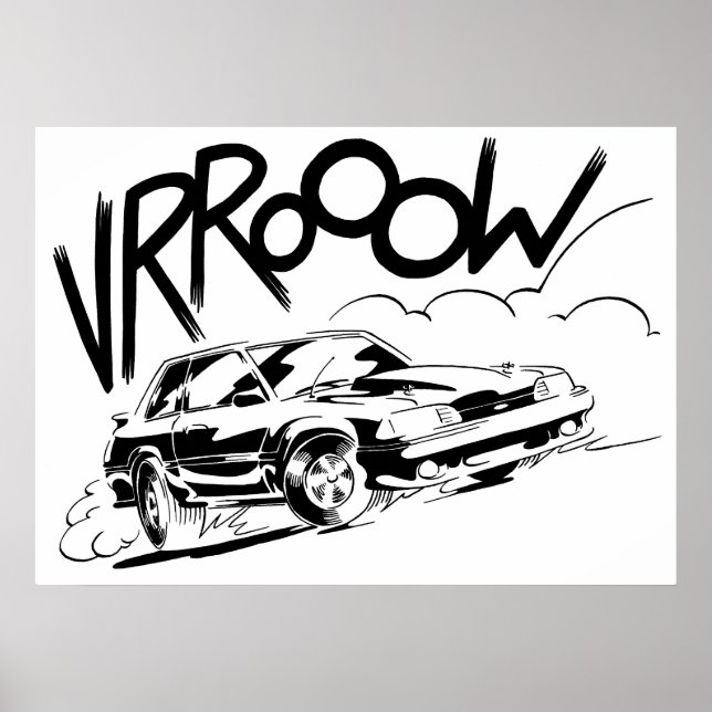 Póster Fox Mustang poster (Frente)