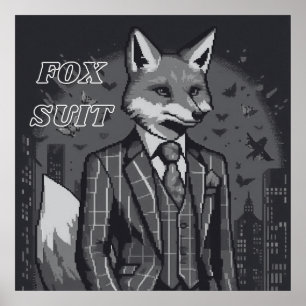 Póster Fox Suit