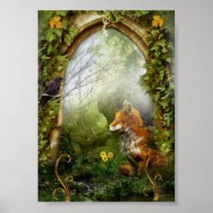 Póster Fox y Crow