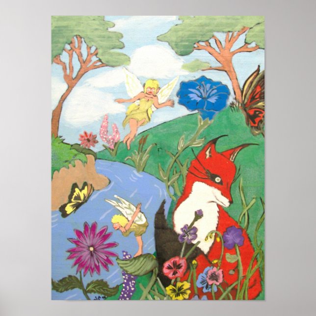 Póster Fox y el Poster de la hada (Frente)