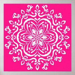 Póster Foxglove Mandala