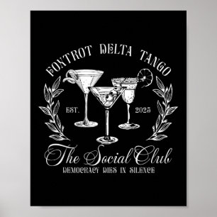 Póster Foxtrots Deltas Tangos El Club Social