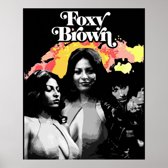 Póster Foxy Brown 74 (Frente)