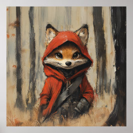 Póster foxy fox le petit renard malin 