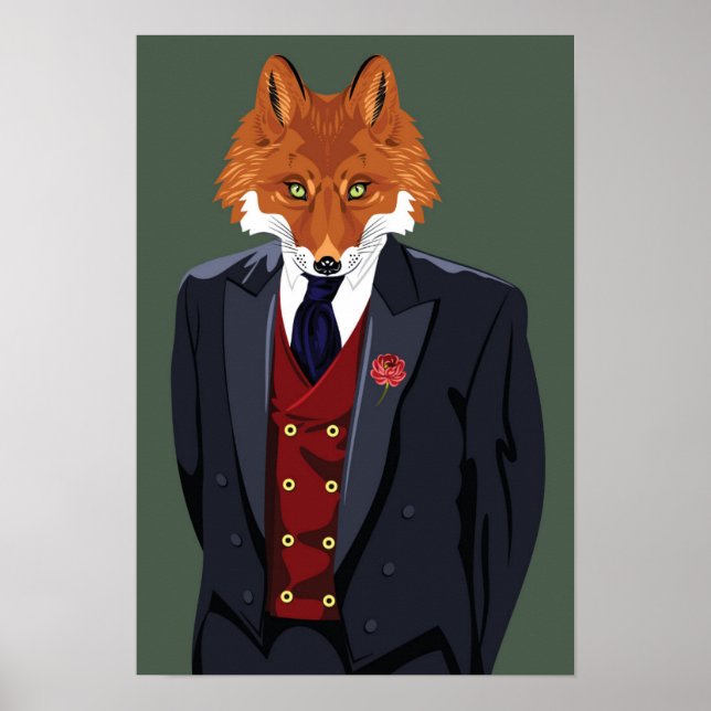 Póster Foxy Portrait (Frente)