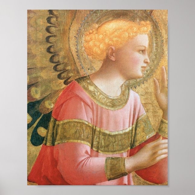 Póster Fra Angelico-Archangel Gabriel Annunciate (Frente)