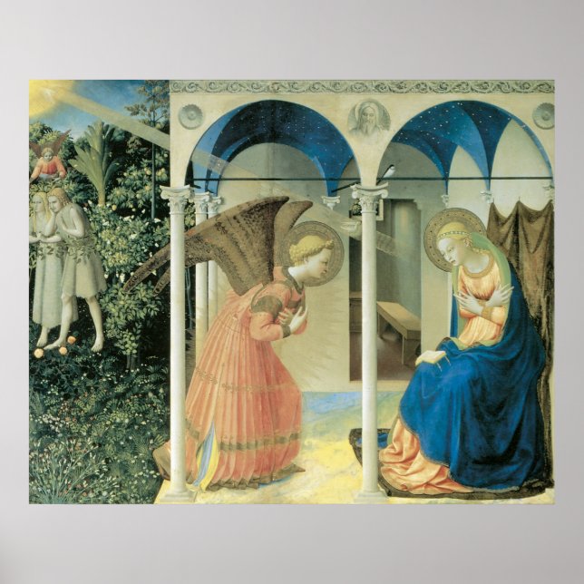 Póster Fra Angelico - El Poster de la Anunciación (Frente)