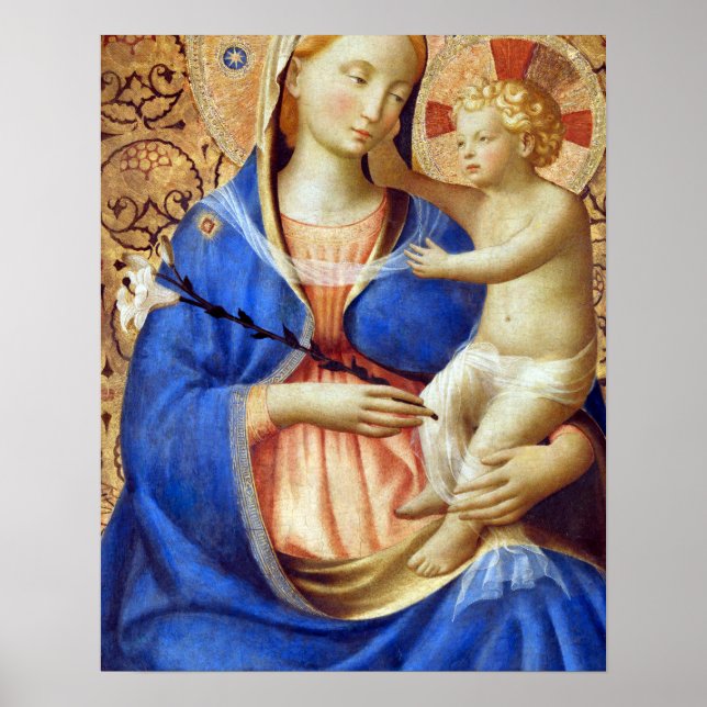 Póster Fra Angelico Guido di Pietro Madonna of Humility (Frente)