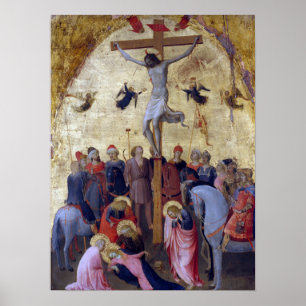 Póster Fra Angelico la crucifixión