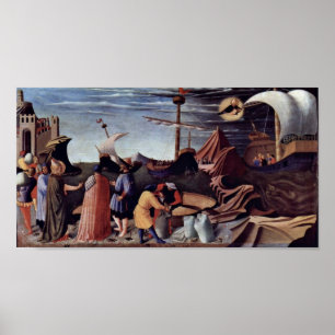 Póster Fra Angelico - rescate a los marineros