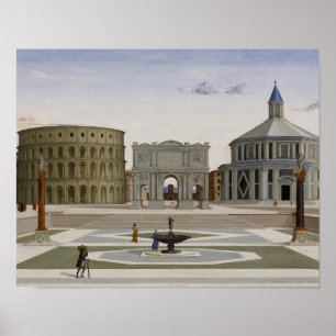 Póster Fra Carnevale - La ciudad ideal