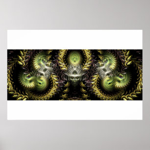 Póster Fracamaska Fractal Poster