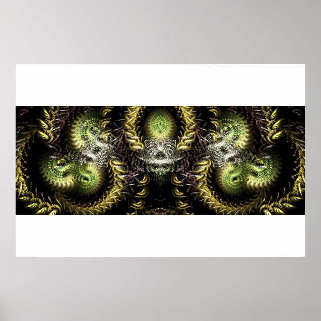 Póster Fracamaska Fractal Poster (Frente)