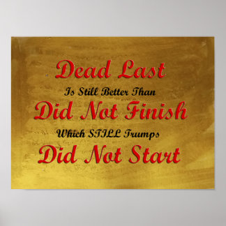 Póster Fracaso mejor que no intentar un poster motivador