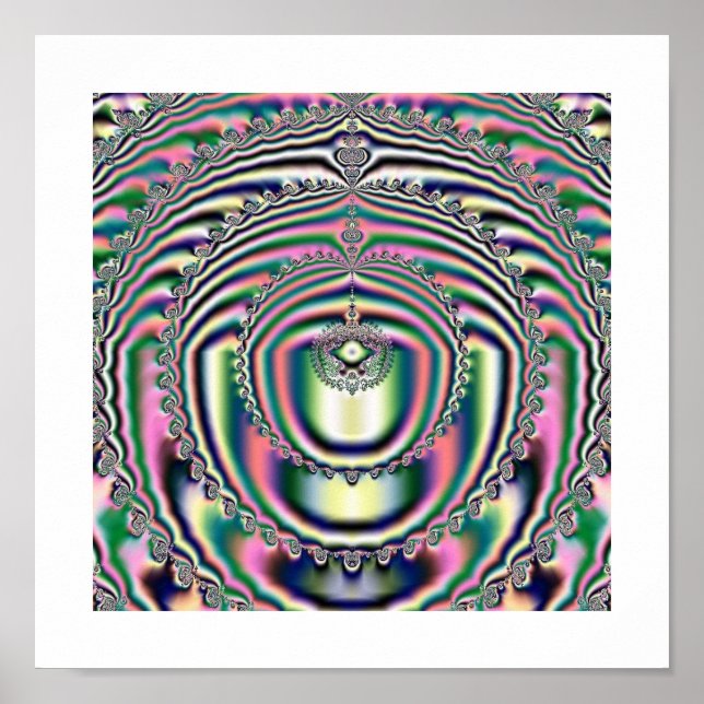 Póster Fractal 10 Poster (Frente)