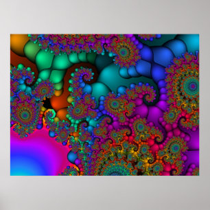 Póster Fractal 142