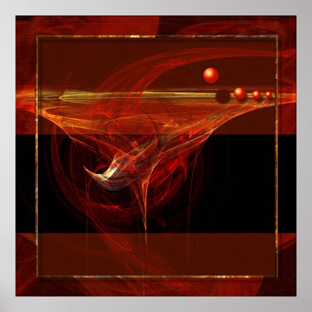 Póster Fractal-3 (Frente)