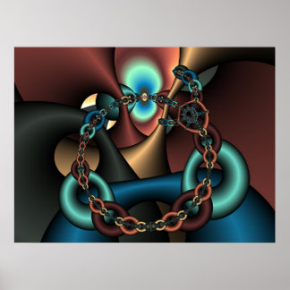 Póster Fractal 447